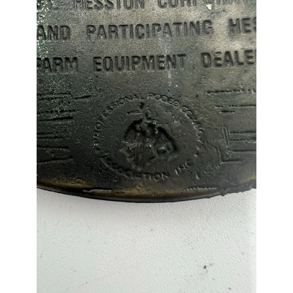 1980 Hesston NFR National Finals Rodeo Cowboys Western 6th Edition Belt Buckle